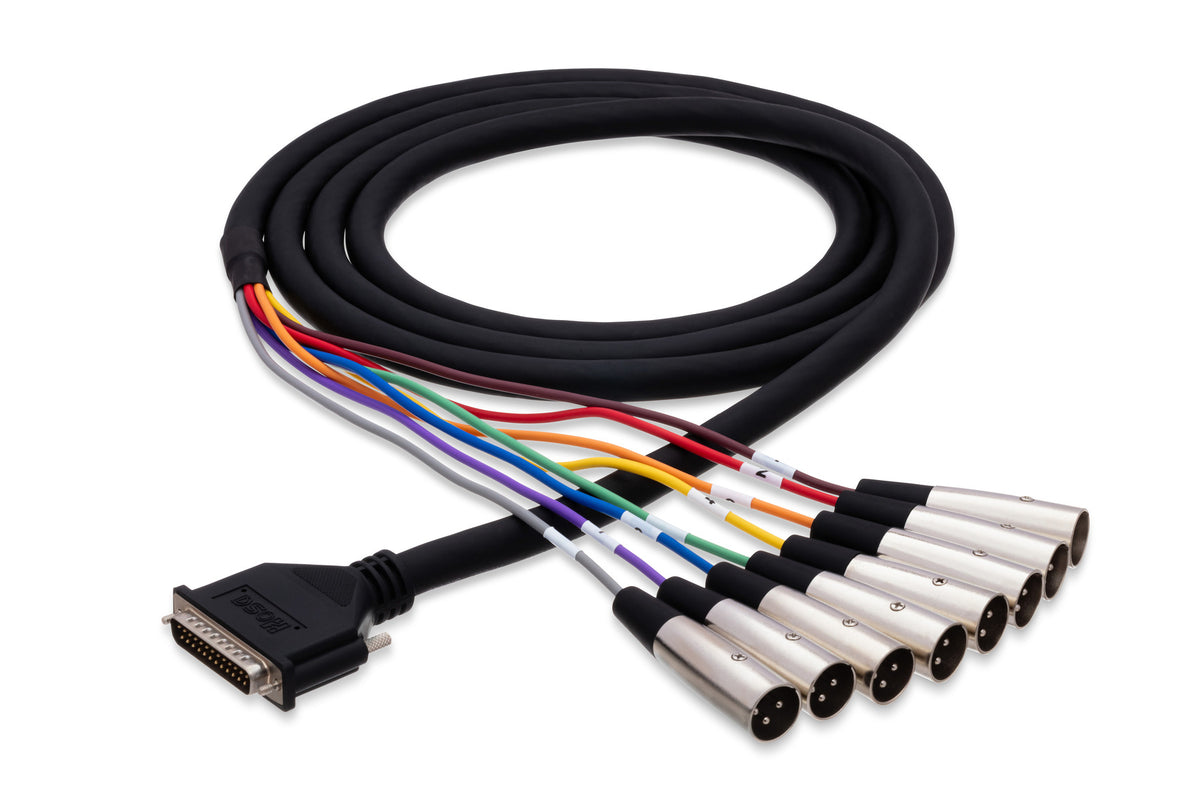 HOSA - Balanced Snake, DB25 to XLR3M, 4 m