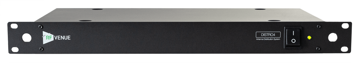RF Venue DISTRO4 DISTRO4, 4 Channel Antenna Distribution System for Wireless Microphones