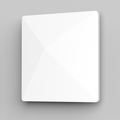 RF Venue Diversity Architectural D-ARC, Slim Wall or Ceiling Diversity Antenna for Wireless Microphones, White