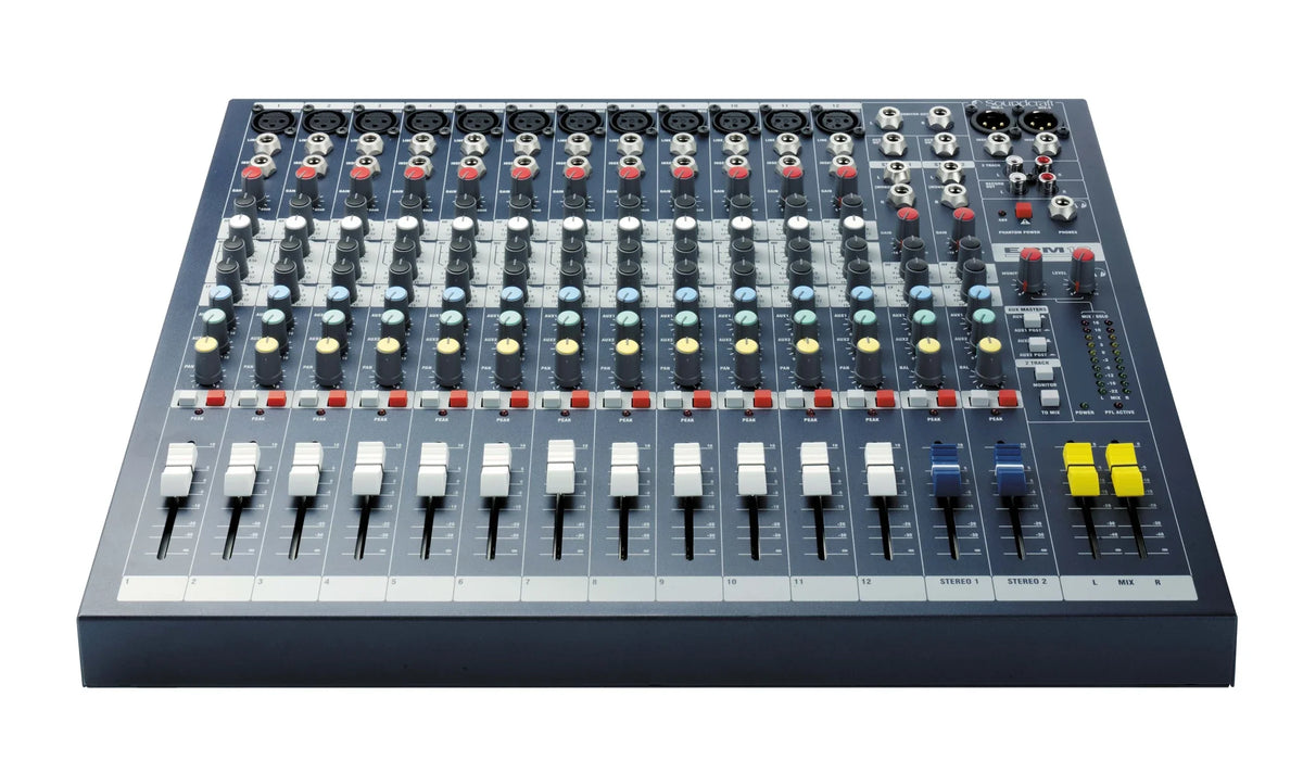 Soundcraft EPM12 Analog Mixing Console with 12 Mono Inputs