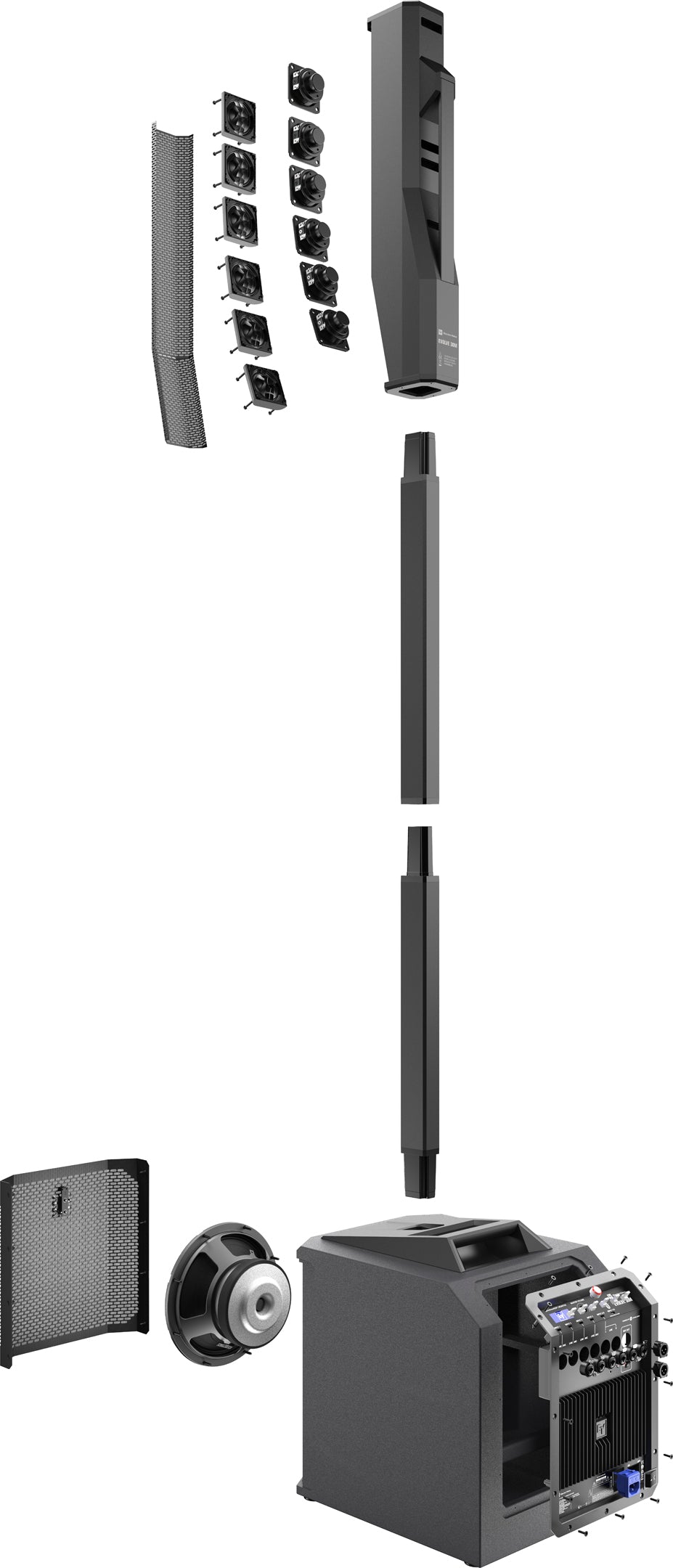 Electro-Voice EVOLVE 30M 1000W Portable Column PA System (Black)