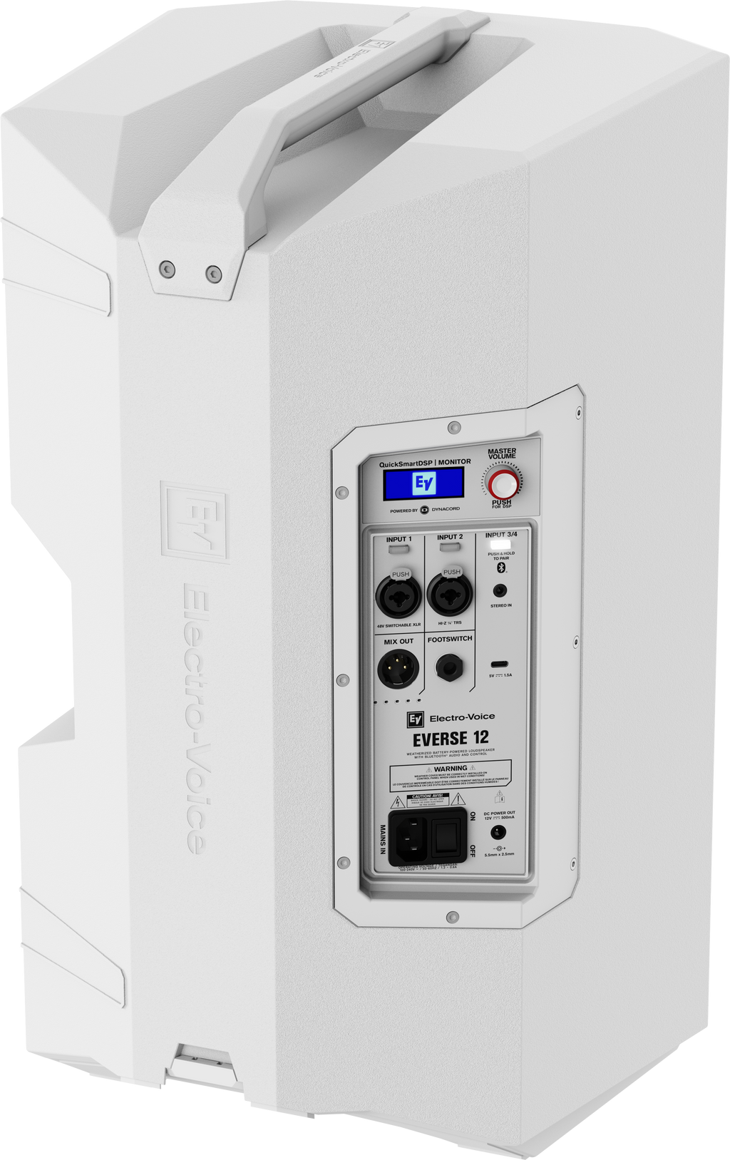 Electro-Voice EVERSE 12 Weatherized 12-inch 400W Battery-Powered Loudspeaker (White)