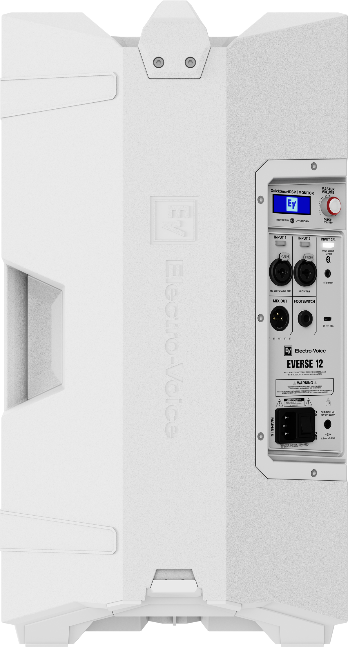 Electro-Voice EVERSE 12 Weatherized 12-inch 400W Battery-Powered Loudspeaker (White)