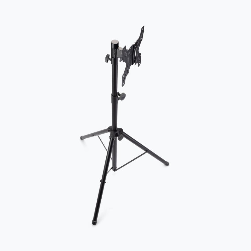 On-Stage FPS6000, Air-Lift Flat Screen Mounting System, Height Adjustment 47" - 74", 50 lbs. Weight Capacity, 46" Base Spread, Steel and Aluminum Construction, Black