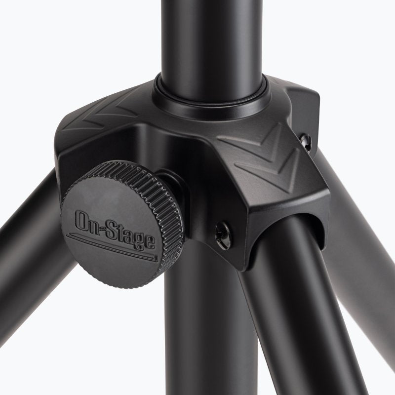 On-Stage FPS6000, Air-Lift Flat Screen Mounting System, Height Adjustment 47" - 74", 50 lbs. Weight Capacity, 46" Base Spread, Steel and Aluminum Construction, Black