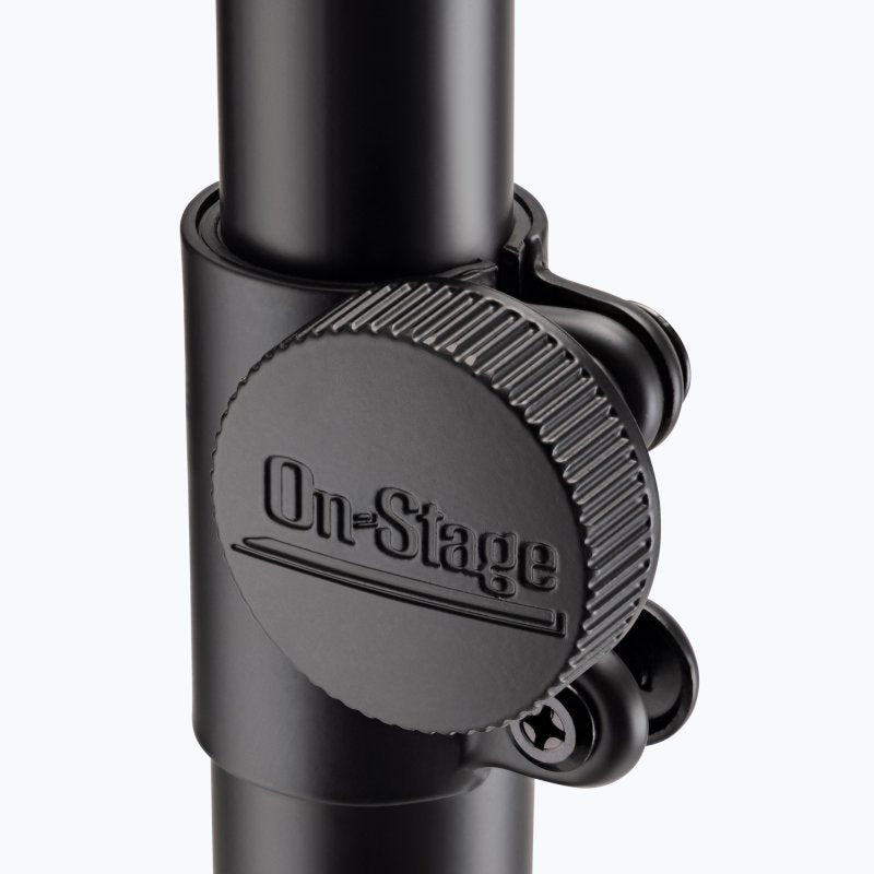 On-Stage FPS6000, Air-Lift Flat Screen Mounting System, Height Adjustment 47" - 74", 50 lbs. Weight Capacity, 46" Base Spread, Steel and Aluminum Construction, Black