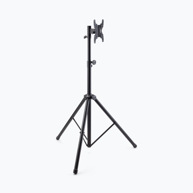 On-Stage FPS6000, Air-Lift Flat Screen Mounting System, Height Adjustment 47" - 74", 50 lbs. Weight Capacity, 46" Base Spread, Steel and Aluminum Construction, Black