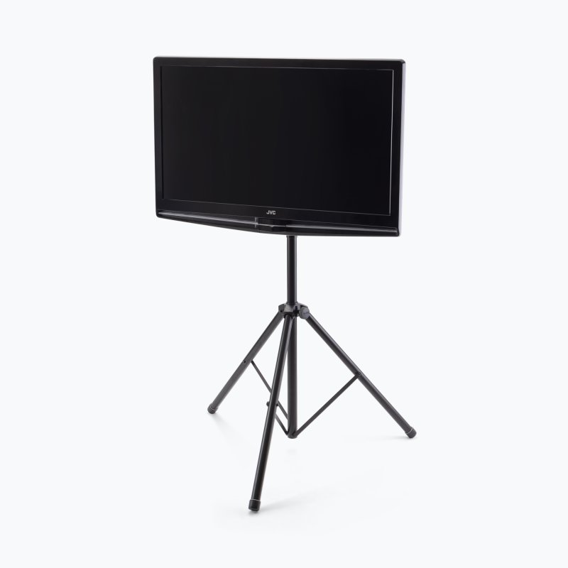 On-Stage FPS6000, Air-Lift Flat Screen Mounting System, Height Adjustment 47" - 74", 50 lbs. Weight Capacity, 46" Base Spread, Steel and Aluminum Construction, Black