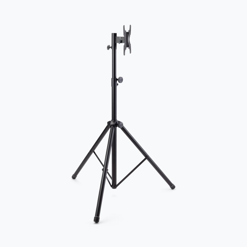 On-Stage FPS6000, Air-Lift Flat Screen Mounting System, Height Adjustment 47" - 74", 50 lbs. Weight Capacity, 46" Base Spread, Steel and Aluminum Construction, Black