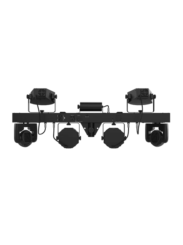 Chauvet DJ GigBAR Move ILS, 5-in-1 Pack-n-Go Lighting System with Moving Heads, Derbys, Pars, Lasers and Strobes, ILS Compatible