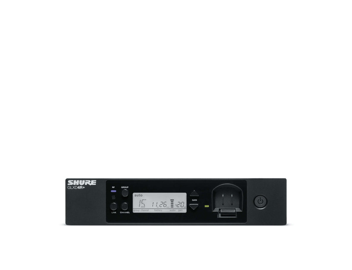 Shure GLXD4R+-Z3, The GLXD4+ Dual Band Rack Receiver delivers exceptional digital audio clarity. In combination with the GLXD+ Dual Band Frequency Manager provides advanced RF performance
