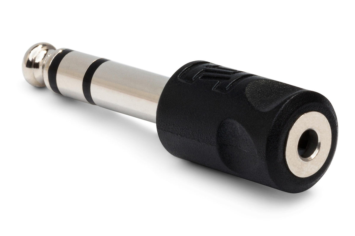 HOSA - Adapter, 3.5 mm TRS to 1/4 in TRS