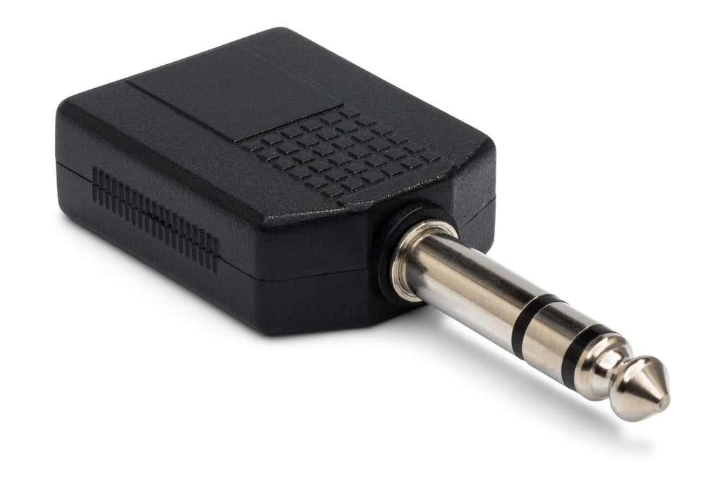 HOSA - Adapter, Dual 1/4 in TRS to 1/4 in TRS