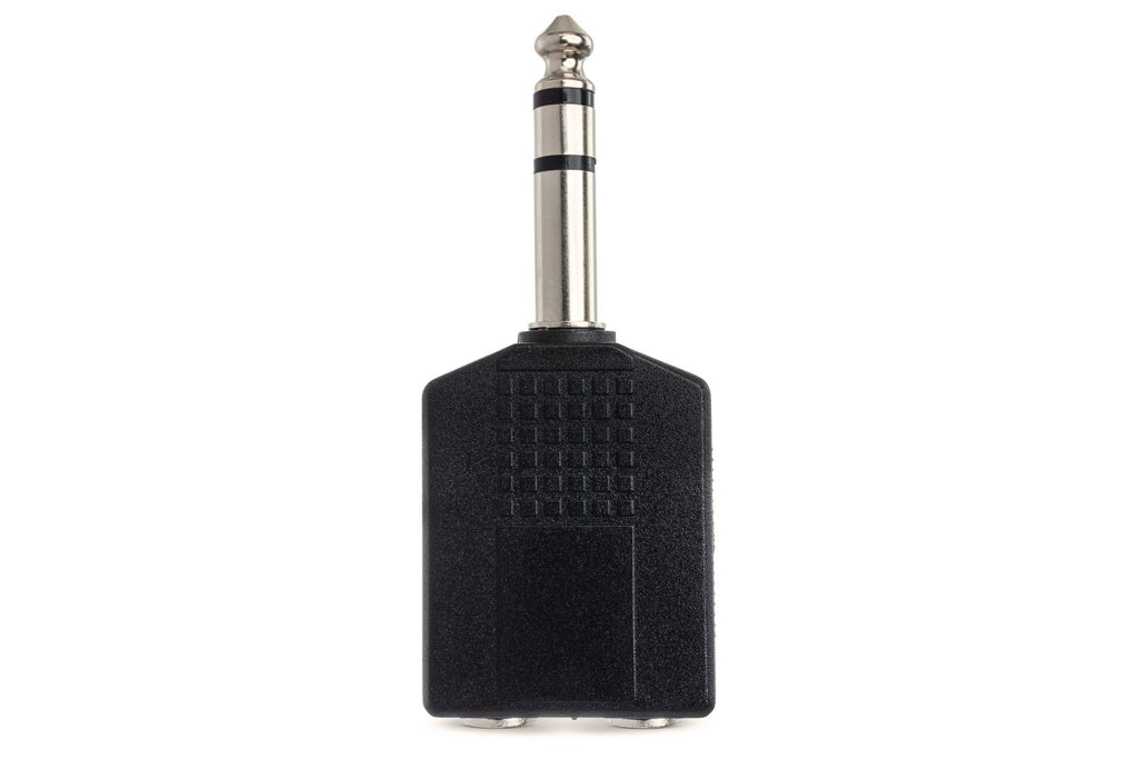 HOSA - Adapter, Dual 1/4 in TRS to 1/4 in TRS