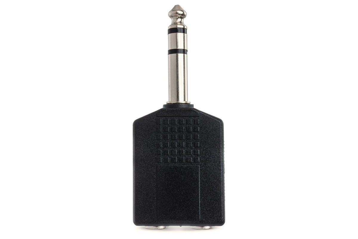 HOSA - Adapter, Dual 1/4 in TRS to 1/4 in TRS