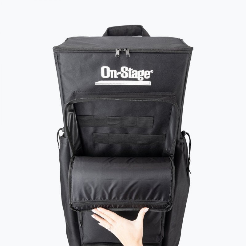 On-Stage GR9000, Gig Rider, Bottom Front Compartment Provides Space for Additional equipment,, Easy for You to Lift and Carry