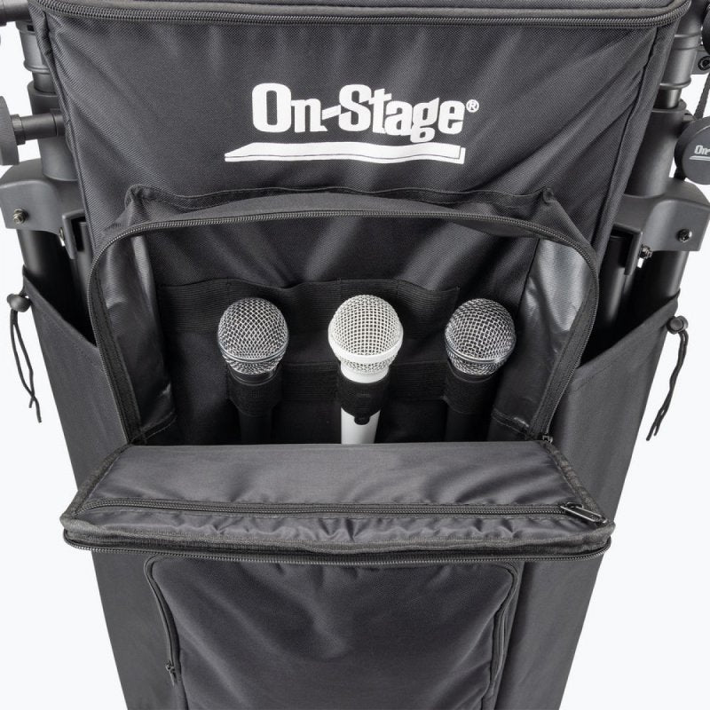 On-Stage GR9000, Gig Rider, Bottom Front Compartment Provides Space for Additional equipment,, Easy for You to Lift and Carry
