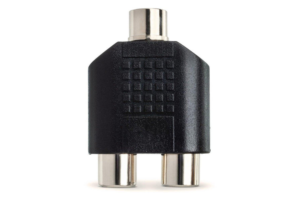 HOSA - Coupler, 3.5 mm TRS to Dual RCA