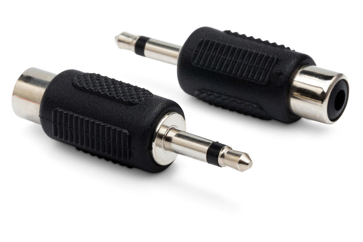 HOSA - Adapters, RCA to 3.5 mm TS, 2 pc
