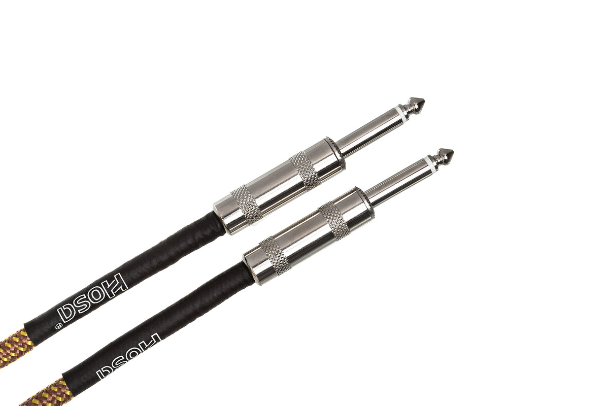 HOSA - Tweed Guitar Cable, Hosa Straight to Same, 18 ft