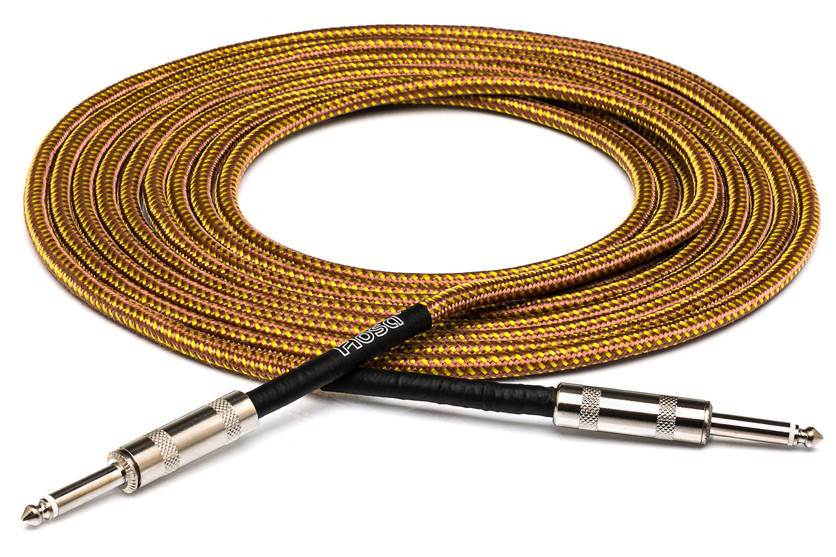 HOSA - Tweed Guitar Cable, Hosa Straight to Same, 18 ft