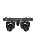 Chauvet DJ GigBAR Bridge Beam ILS, 6-in-1 Pack-n-Go Lighting System with Moving Beam Effects, Derbys, Pars, Lasers and Strobes, ILS Compatible