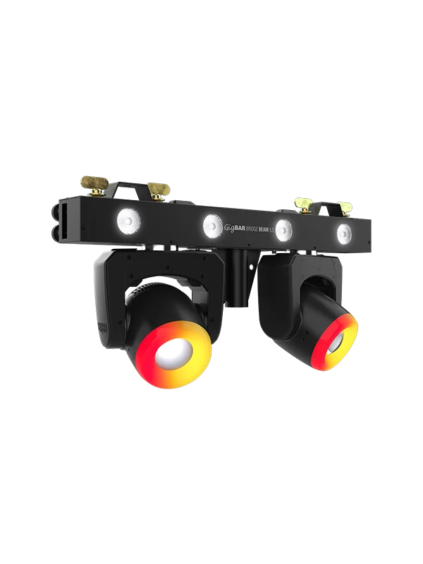 Chauvet DJ GigBAR Bridge Beam ILS, 6-in-1 Pack-n-Go Lighting System with Moving Beam Effects, Derbys, Pars, Lasers and Strobes, ILS Compatible