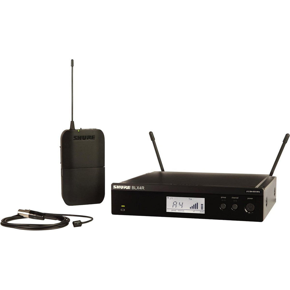 Shure WL93, Omnidirectional Condenser Miniature-Lavalier Microphone-Black