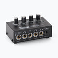 On-Stage HA4000, Four-Channel Headphone Amp, Four People to Listen Simultaneously to a Single Audio Source Over, Each Listener Can Independently Adjust Their Headphone Volume