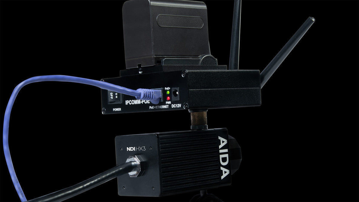 AIDA HD-NDI3-IP67, FHD 120fps NDI®|HX3/IP/SRT PoE Weatherproof POV Camera