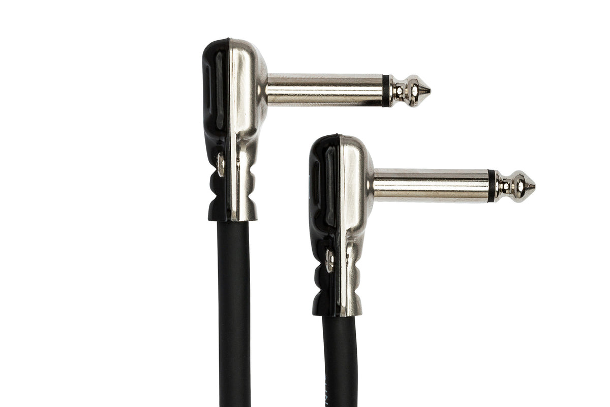 HOSA PRO - Pro Guitar Patch Cable, REAN Low-profile Right-angle to Same, 6 in