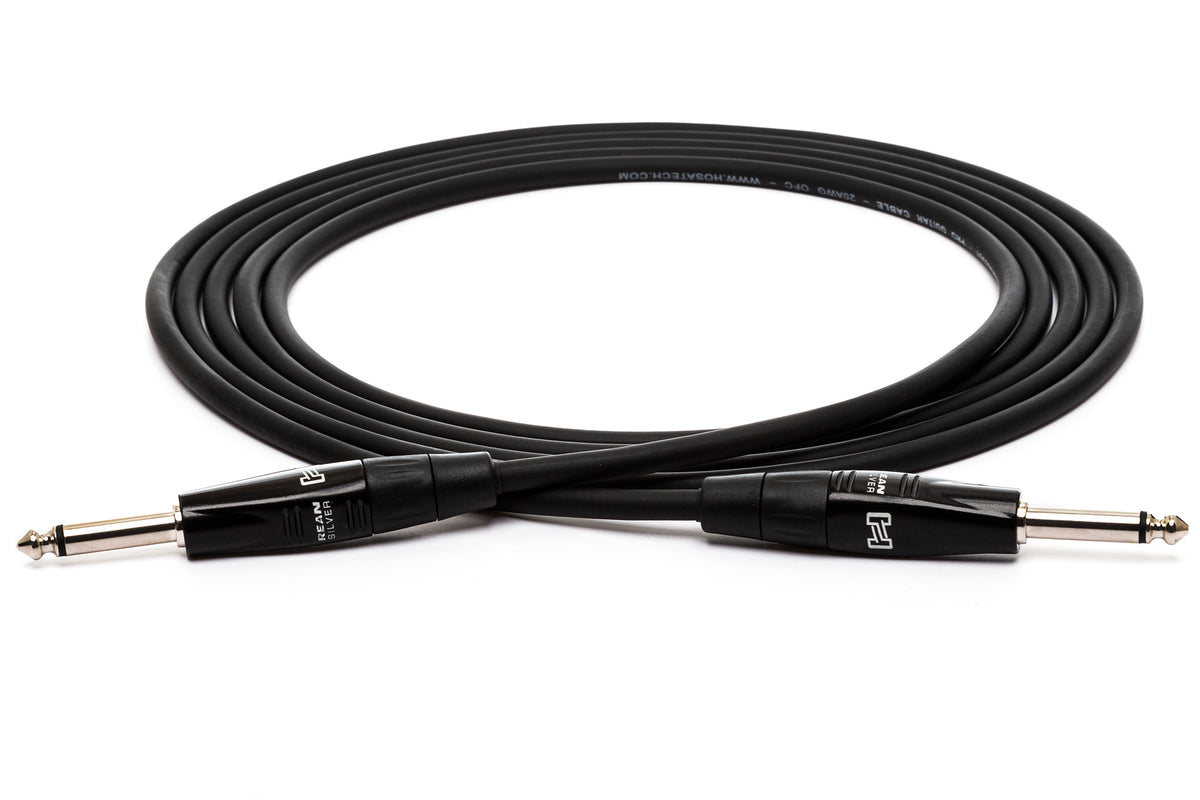 HOSA PRO - Pro Guitar Cable, REAN Straight to Right-angle, 10 ft