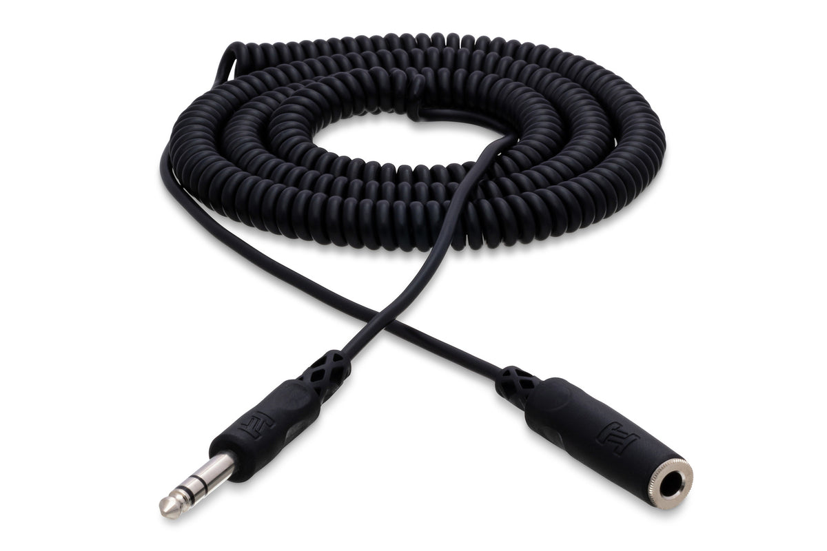 HOSA - Headphone Extension Cable, 1/4 in TRS to 1/4 in TRS, 25 ft