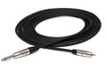 HOSA PRO - Pro Unbalanced Interconnect, REAN 1/4 in TS to RCA, 10 ft