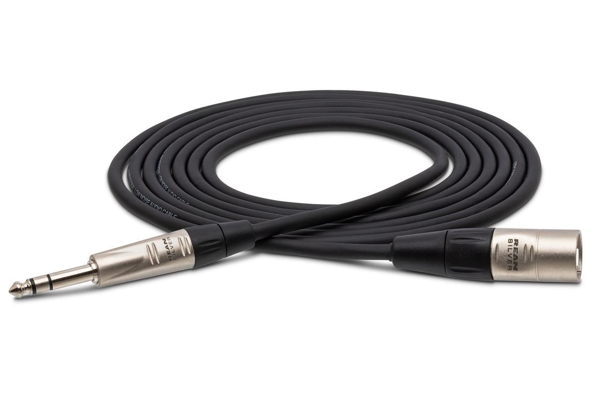 HOSA PRO - Pro Balanced Interconnect, REAN 1/4 in TRS to XLR3M, 30 ft