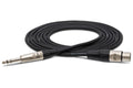 HOSA PRO - Pro Balanced Interconnect, REAN XLR3F to 1/4 in TRS, 1.5 ft