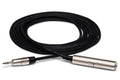 HOSA PRO - Pro Headphone Adapter Cable, REAN 1/4 in TRS to 3.5 mm TRS, 10 ft
