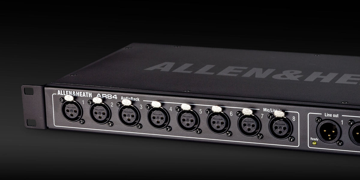 Allen & Heath AR84 8x4 Remote AudioRack Stage Box (Black)