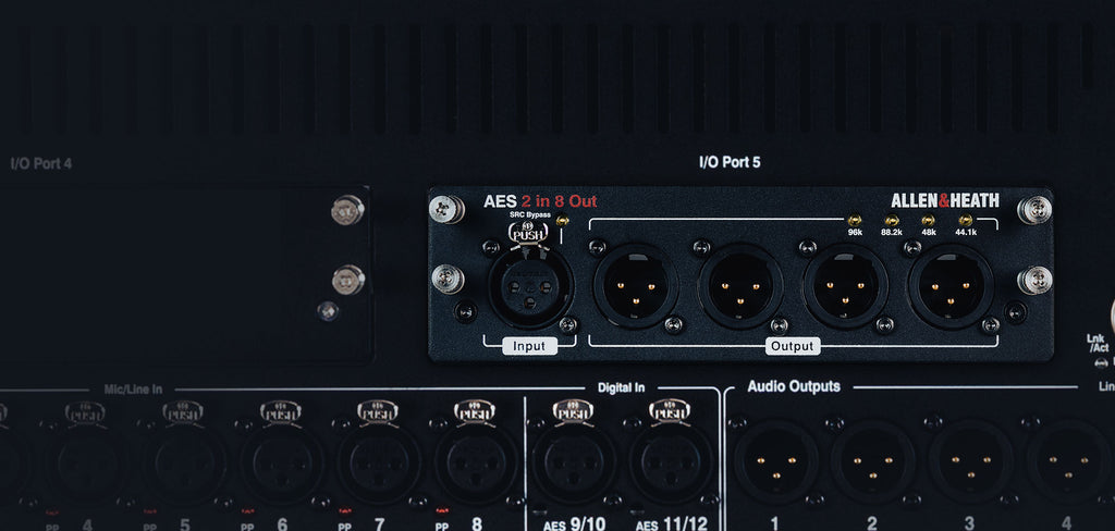 Allen & Heath M-DL-AES2I8O-A AES3 Module with 2 Inputs x 8 Outputs