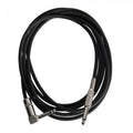 On-Stage IC-10R, Instrument Cable (QTR Right Angle-QTR, 10'), 10' Length, Right Angle Connectors, QTR-QTR Cable, 22AWG Wire Gauge