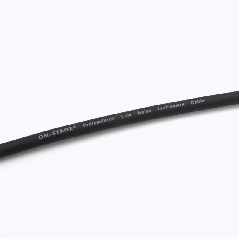 On-Stage IC-10, Instrument Cable (QTR-QTR, 10'), 10' Length, QTR-QTR Cable, 20AWG / 22AWG Wire Gauge