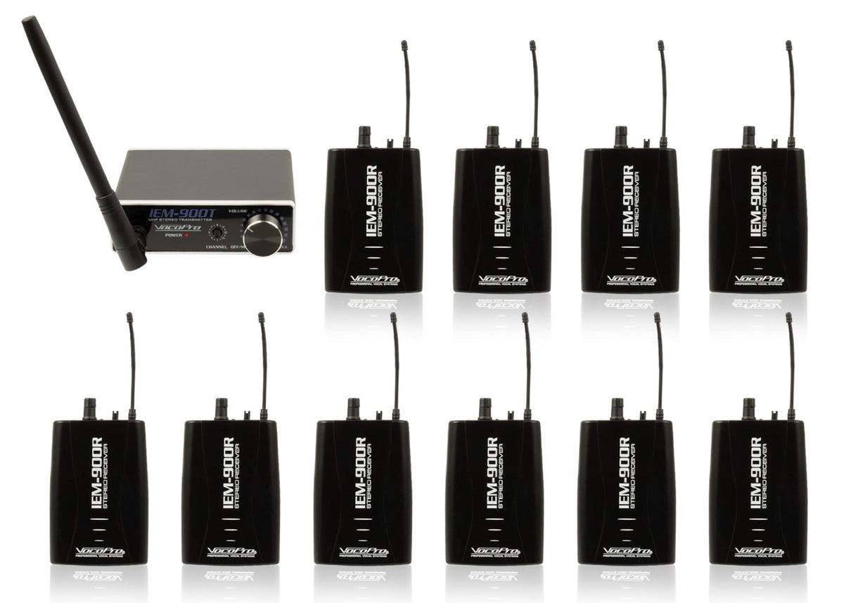 VocoPro IEM-900-10PACK Wireless Assistive Listening System