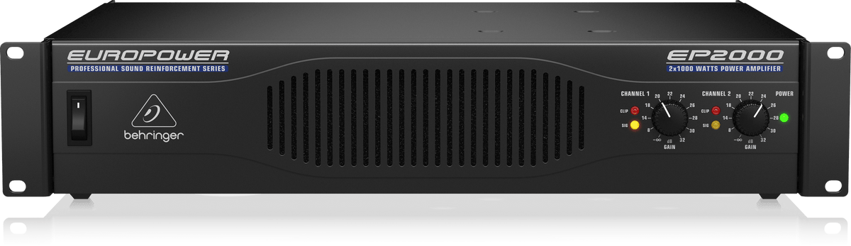 Behringer EP2000 Professional 2000W Stereo Power Amplifier with ATR Technology