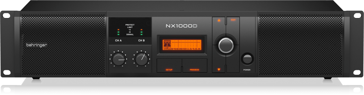 Behringer NX1000D Ultra-Lightweight 1000-Watt Class-D Power Amplifier with DSP Control