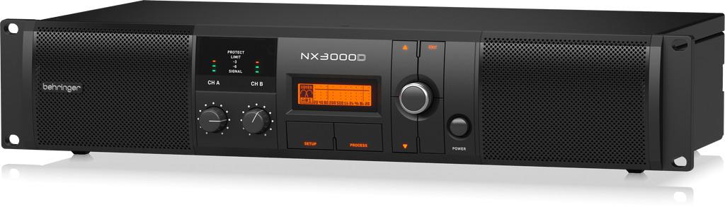 Behringer NX3000D Ultra-Lightweight 3000-Watt Class-D Power Amplifier with DSP Control