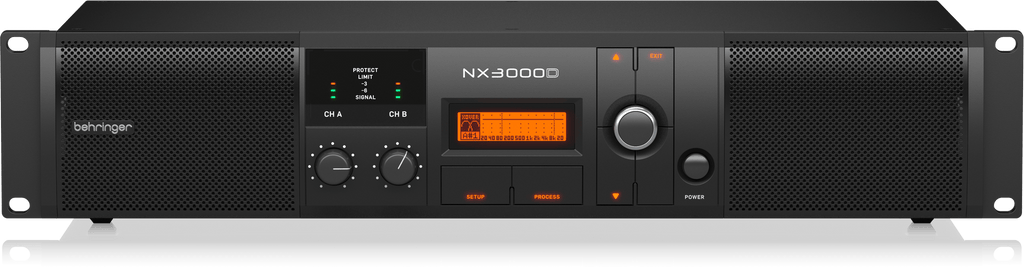Behringer NX3000D Ultra-Lightweight 3000-Watt Class-D Power Amplifier with DSP Control