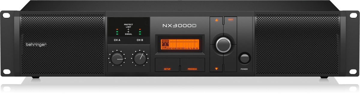 Behringer NX3000D Ultra-Lightweight 3000-Watt Class-D Power Amplifier with DSP Control