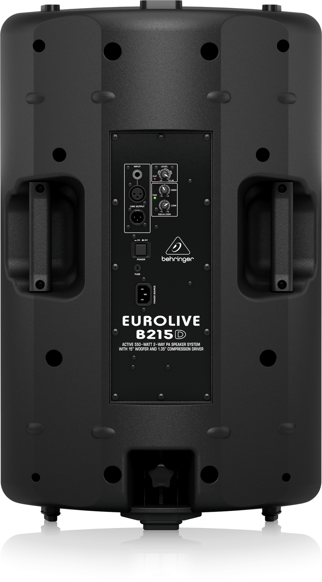 Behringer B215D Active 550W 2-Way PA Speaker System with 15" Woofer and 1.35" Compression Driver