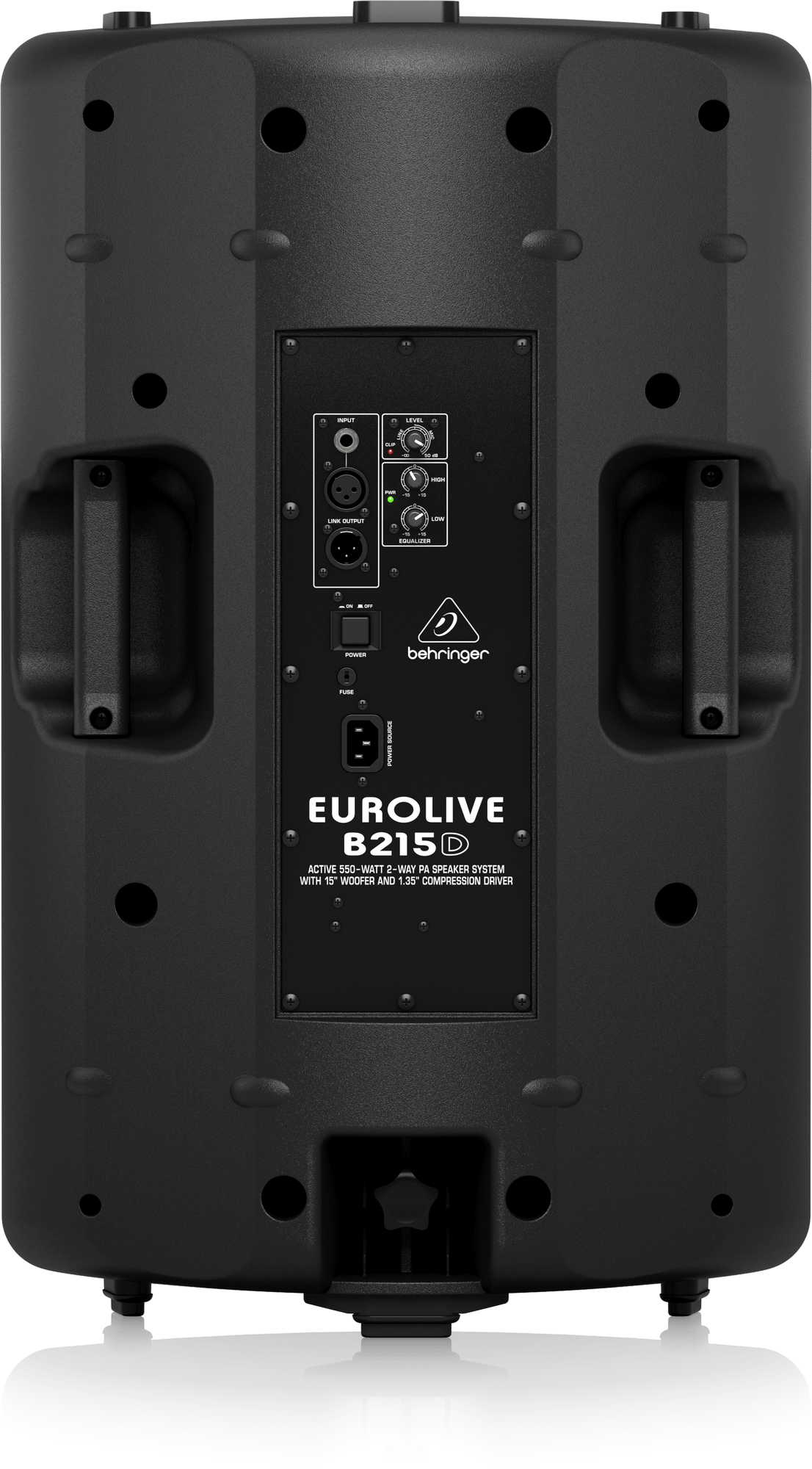 Behringer B215D Active 550W 2-Way PA Speaker System with 15" Woofer and 1.35" Compression Driver