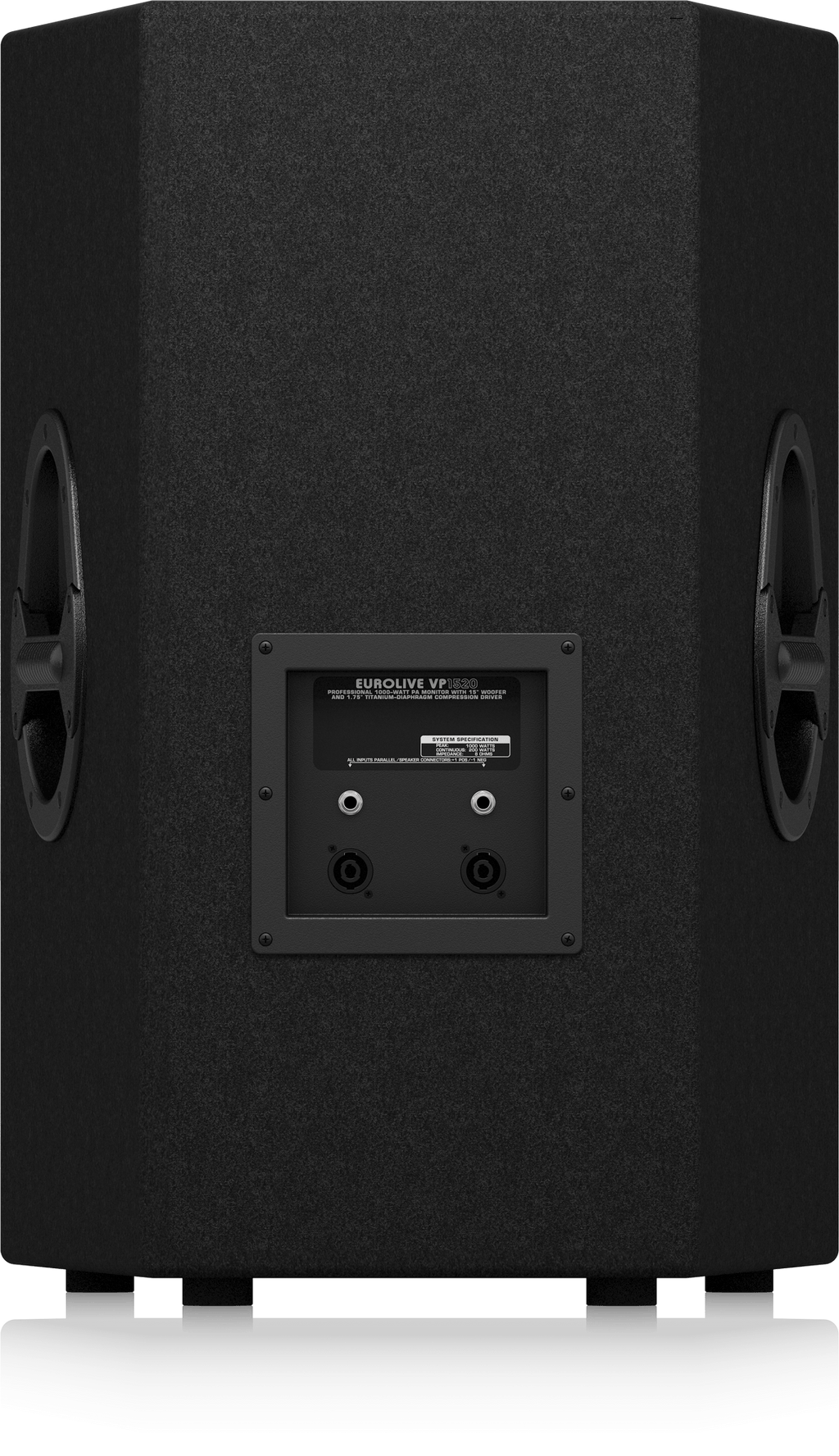 Behringer VP1520 Professional 1000W PA Speaker with 15" Woofer and 1.75" Titanium-Diaphragm Compression Driver